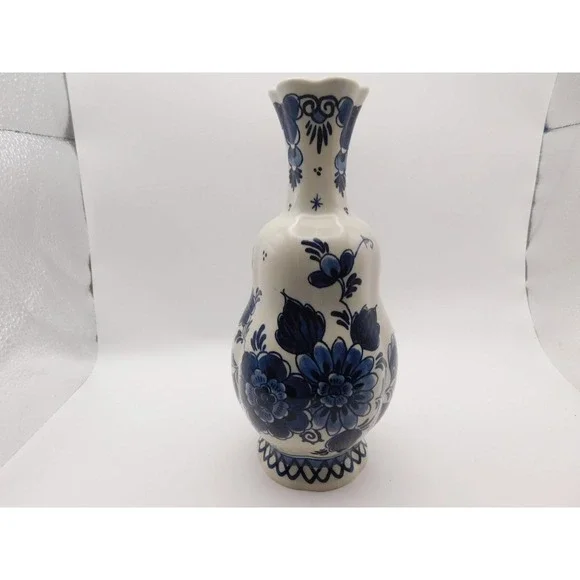 Vintage Koninklijke‎ Goedewagon Hand Painted Vase From Holland